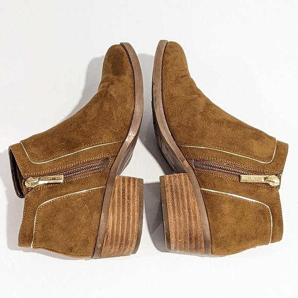 Karl Lagerfeld brown ankle boots size 5.5 - Picture 6 of 12